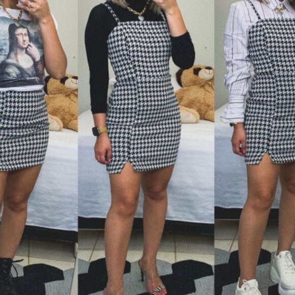 Checkered mini Dress - Picture 10 of 10